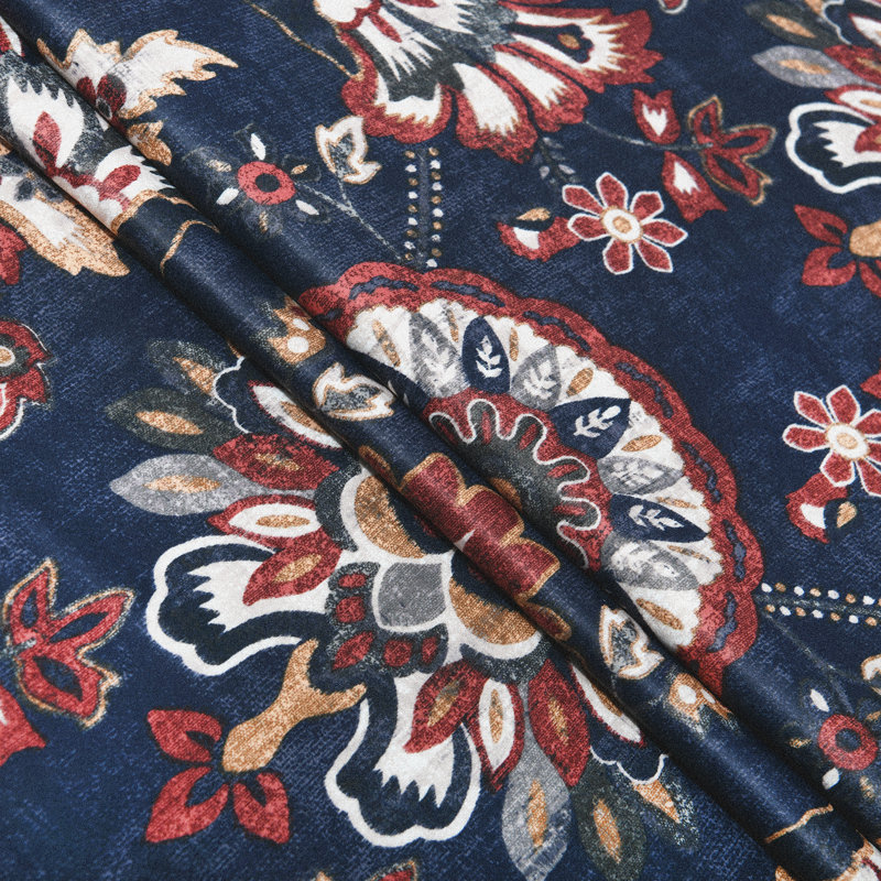 Canora Grey Alecsa Damask Blackout Grommet Curtain Panel & Reviews